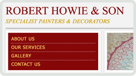 Website Design - Robert Howie and Sons