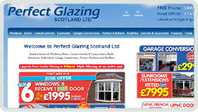 Website Design - Perfect Glazing Scotland