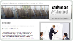 Website Design - Conferences Liverpool
